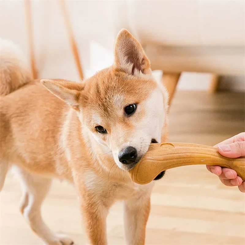 Holz Hirschgeweih kauen für Hunde Kau spielzeug für aggressive Kauer große Rasse Kau stäbchen unzerstörbar harte haltbare Hundes pielzeug – Detail 5