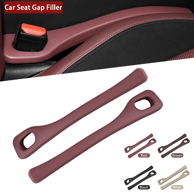 1 Pair Universal Car Seat Gap Plug Strip Side Seam Car Gap Filler Leak Proof Seat Gap Storage Organizer Interior Decoration