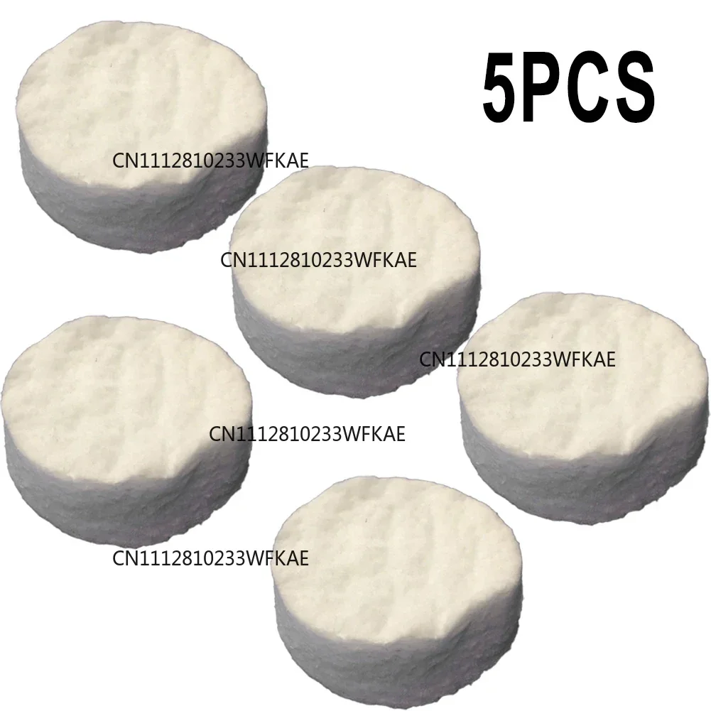 Ceramic Wool Sponge Cotton Round 8.6x1.2cm Decorative fireplace Firebox Safety Bio Fire Heating Cooling Air Fireplaces Stove