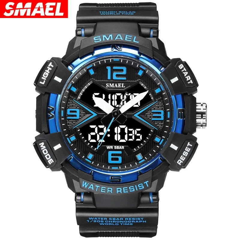 Smael All-Match Electronic Watch Men's Multifunctional Outdoor Waterproof Luminous Digital Electronic Watch