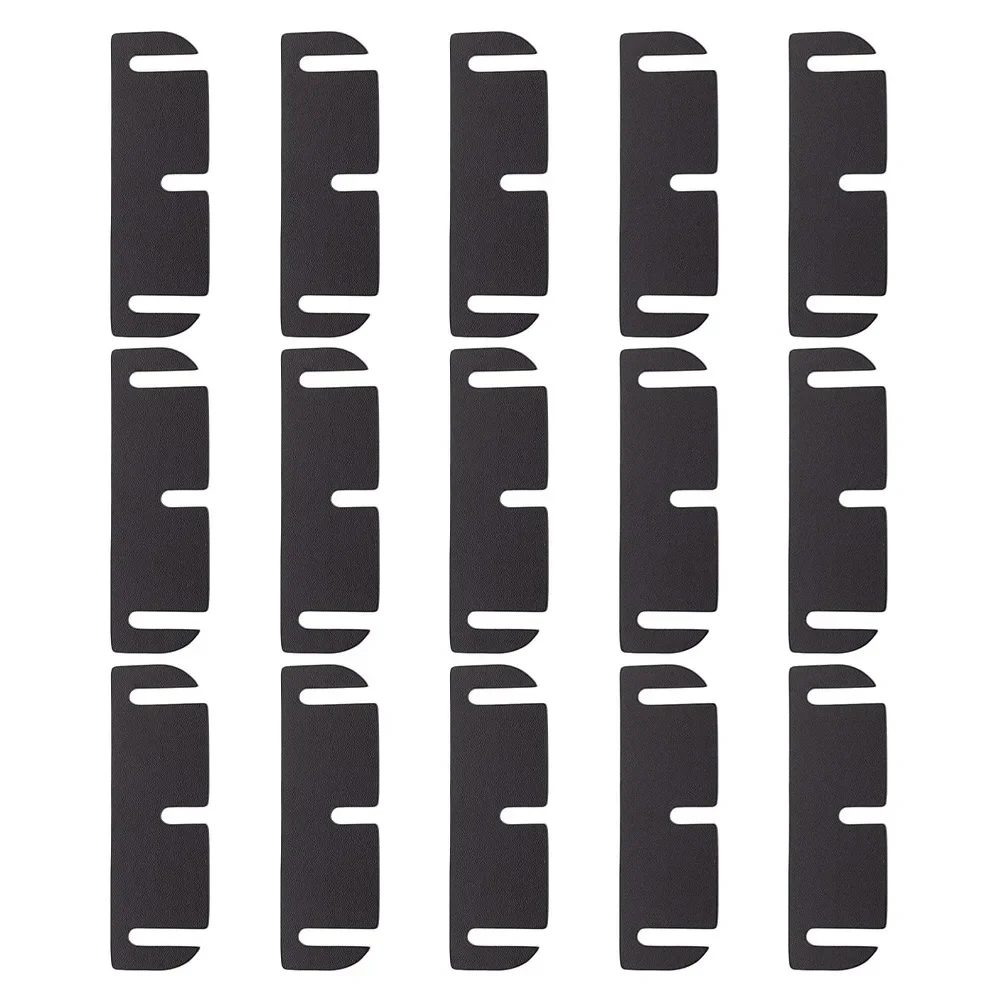 PVC Door Hinge Shims 15 pcs 3.5Inch x 1.08Inch x 0.060Inch for Fast Door Adjustment Without Disassembly or Replacement