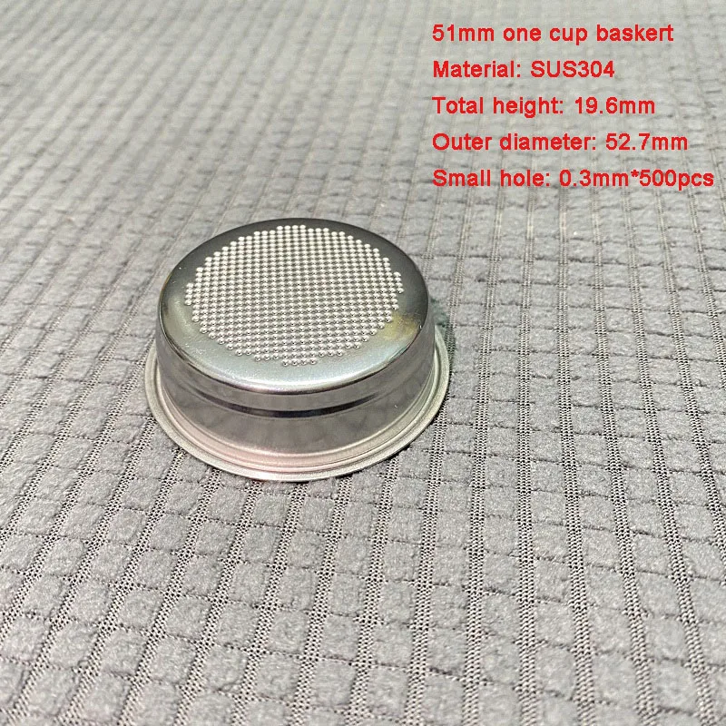 Coffee Bottomless Portafilter for Delonghi EC680/EC685 51MM Replacement Naked Filter stainless steel Basket Coffee Accessories