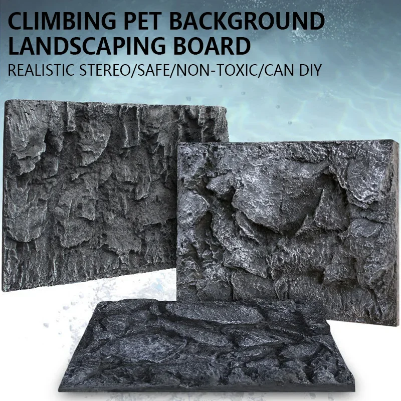 

Background Board Pu Rock Amazon Tree Root 3D Three-Dimensional Rock Landscaping Background Decoration Aquarium Board Fish Tank