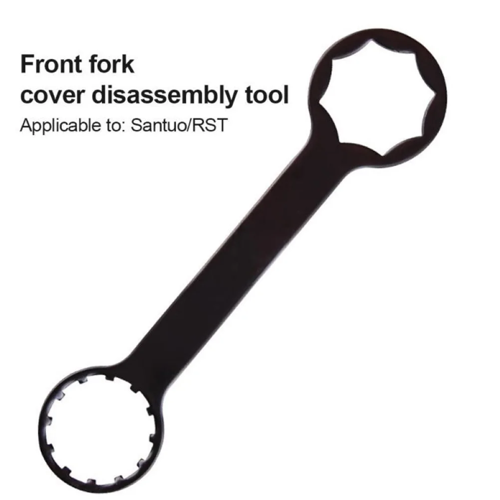 

Front Fork Repair Tool Wrench Forks Mountain Bike Key Bicycle Spanner Type Repairing Pedal