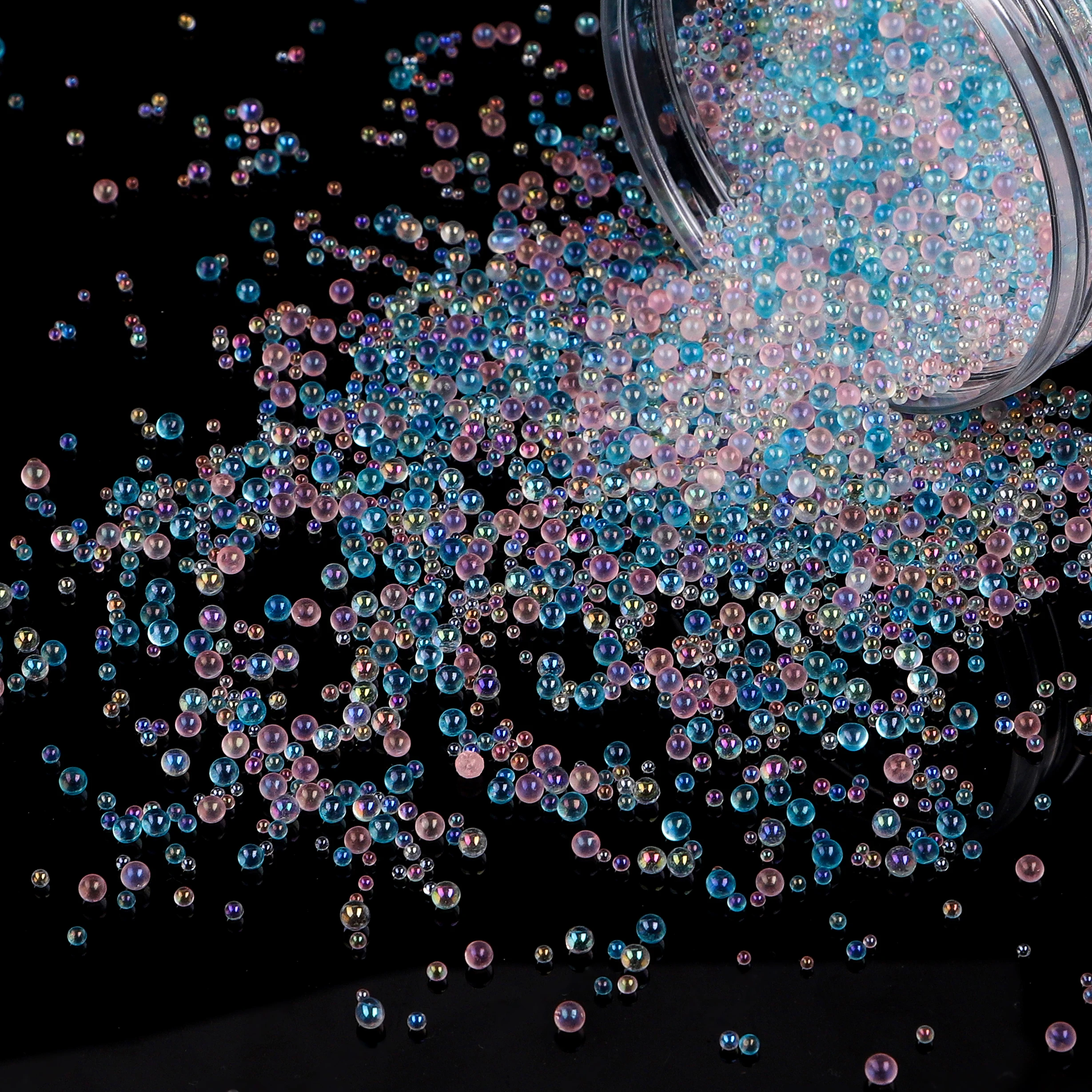 Mini Bubble Ball Beads, 10-20g for DIY Crafting