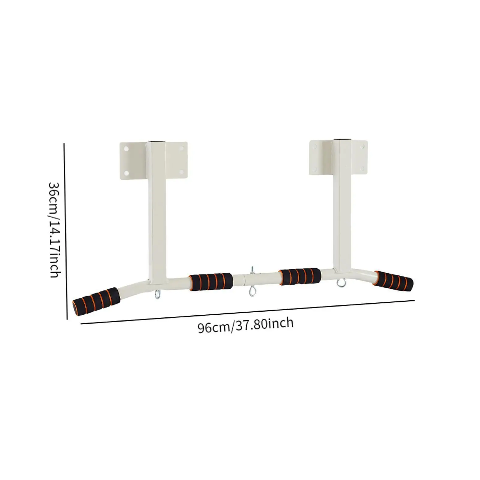 Wall Mount Chin-up Bar Women Men Use Easy to Install Non-slip Dip Bar for Indoor Upper Body Workout Traction for Adults