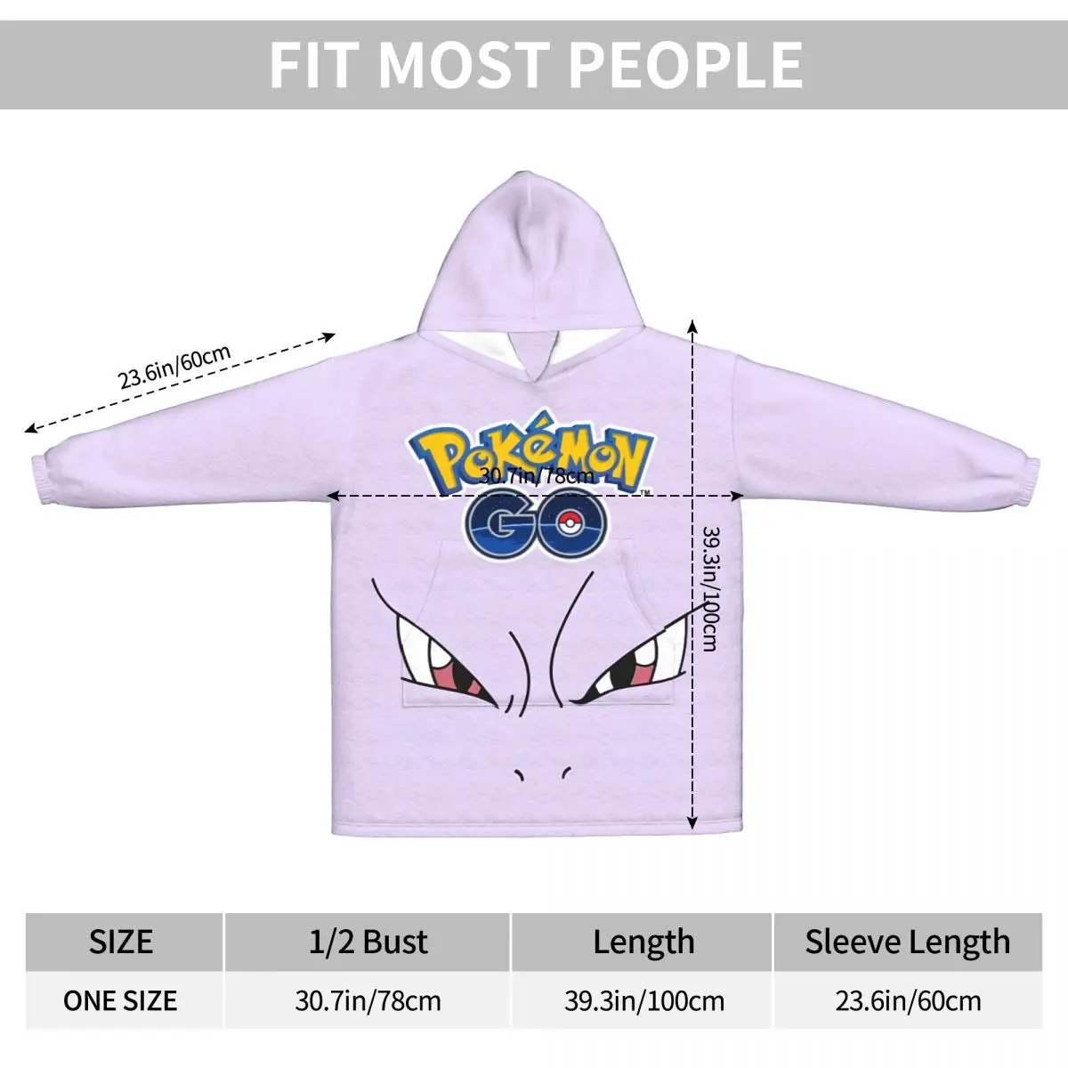 Pokemoned Pikachus Coperta con cappuccio Coperta indossabile Grande con tasca Sacco a pelo caldo Tutina morbida e accogliente