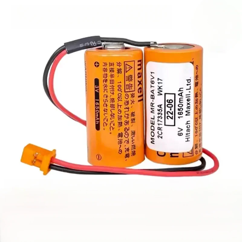 Suitable for Mitsubishi M80 Driver MR-BAT6V1 Servo Battery MR-BAT6V1SET 6V 2CR17335A WK17