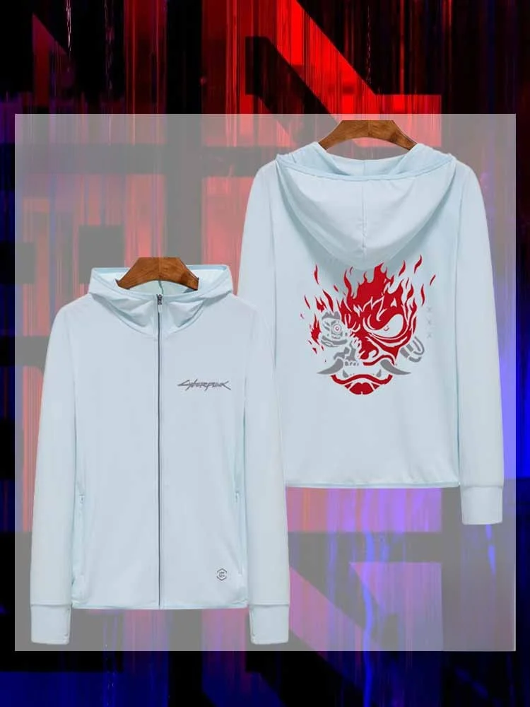 

2077 Одежда для защиты от солнца, дышащая, тонкая, с защитой от ультрафиолета, в игровой тематике, модная, летняя, мужская, свободного кроя, с принтом Ho...