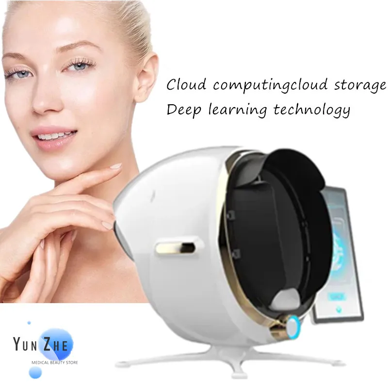 Skin Analyzer Face Scanner Facial Diagnostics Analysis 3d Magic Mirror AI Intelligent Digital Camera Device At Home