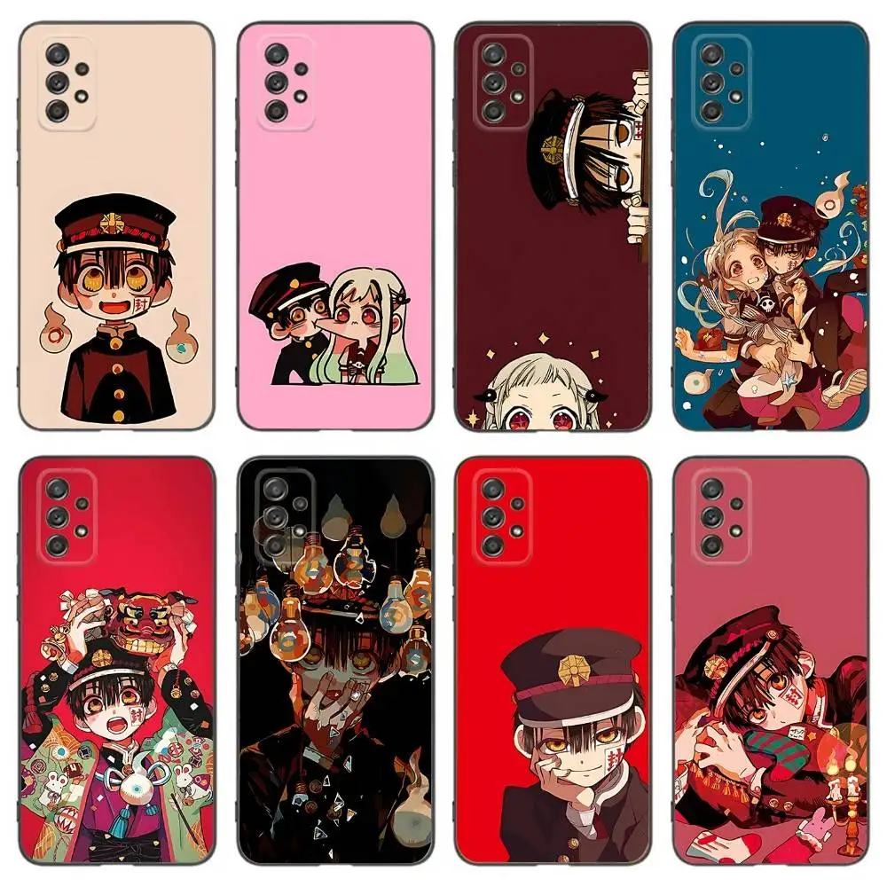 

H-Hanako kun Anime Phone Case For Samsung Galaxy A 91,80,73,72,53,52,51,22,5G,Plus,J,Note Soft Black Cover