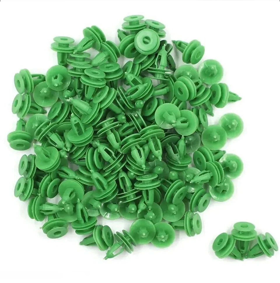 50 Stück Autotürverkleidung Zierbefestigungen Clip Kunststoff grüne Clips 6503204 für Chrysler WJ Für Jeep Grand Cherokee Auto Fastener Clips – Detail 8