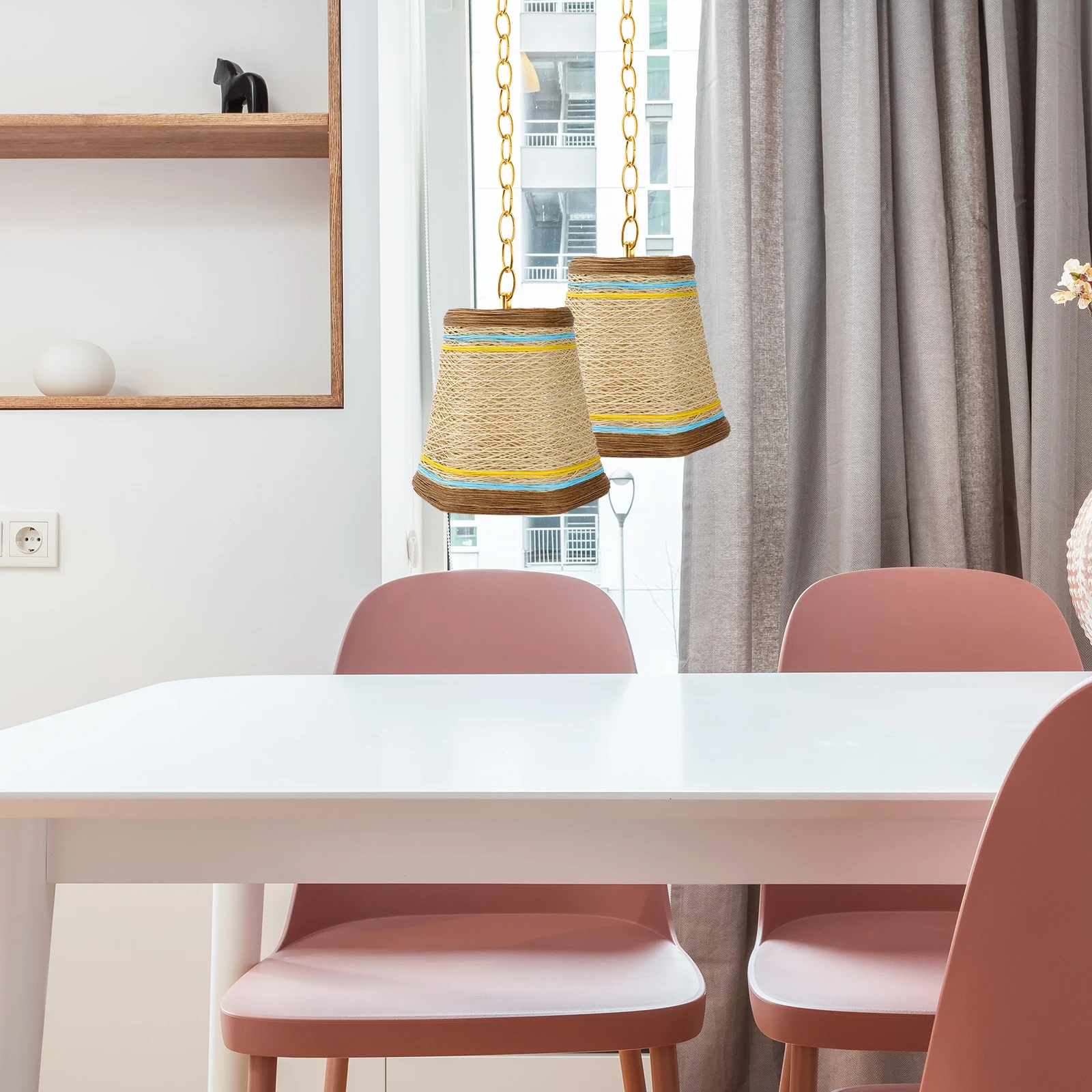 تمديد سلسلة الثريا شديدة التحمل، إمدادات معلقة، سهلة التركيب، أجزاء مصباح سلسلة معدنية متينة لصنع المصابيح