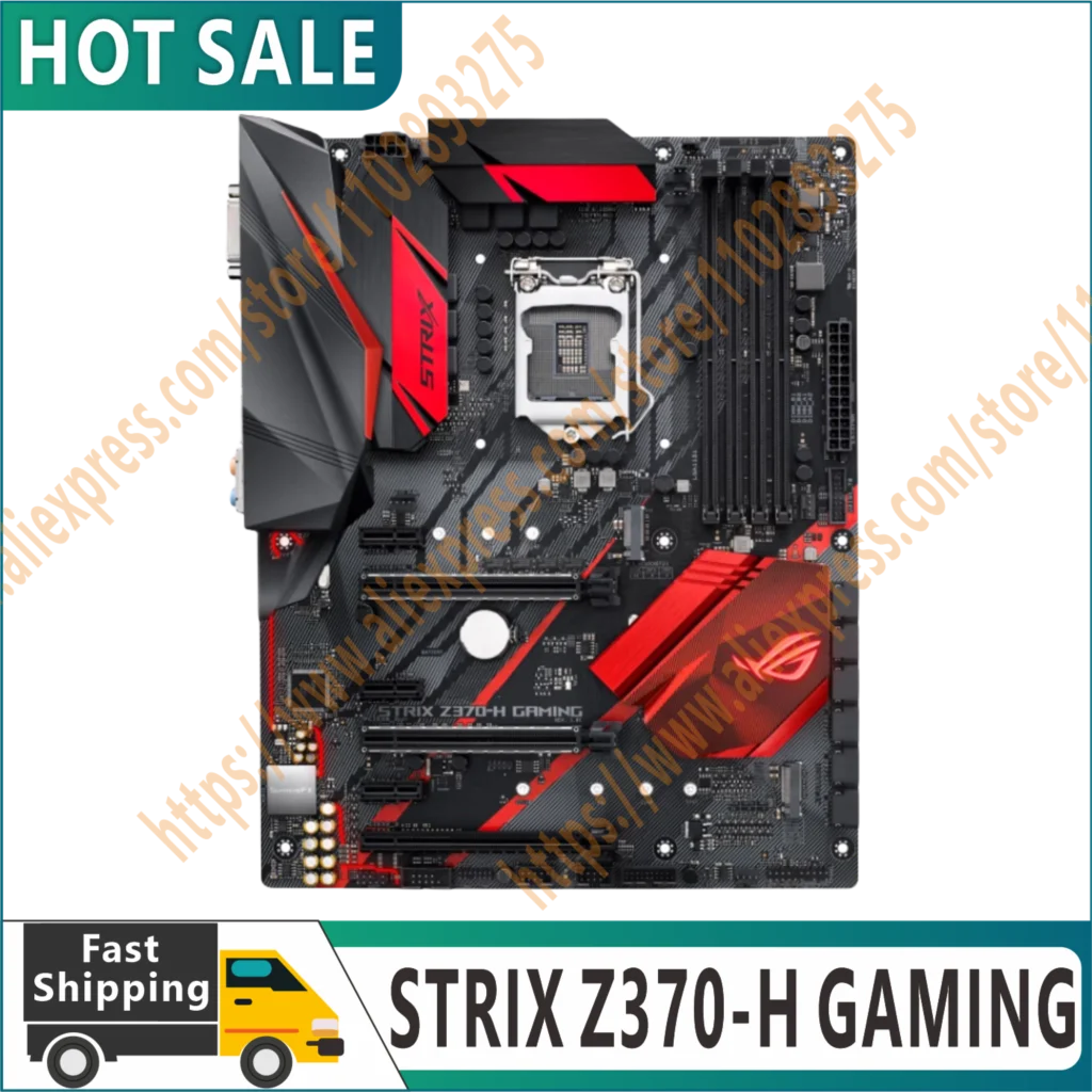 100% original testing ROG STRIX Z370-H GAMING desktop Z370 Z370M DDR4 board LGA 1151 USB3.0 SATA3