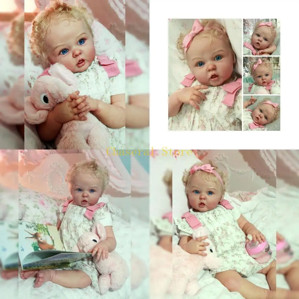 

E7CE 23,6 дюйма, ручная роспись для куклы, рождественский подарок, завершена для куклы с сосудистой веной, подарок для игрушка