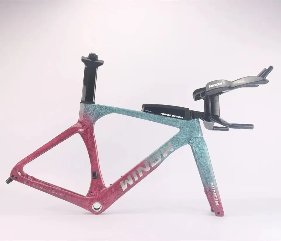 Winow Cycle Crank Paint 700*32C Carbon TT bike frame Triathlon