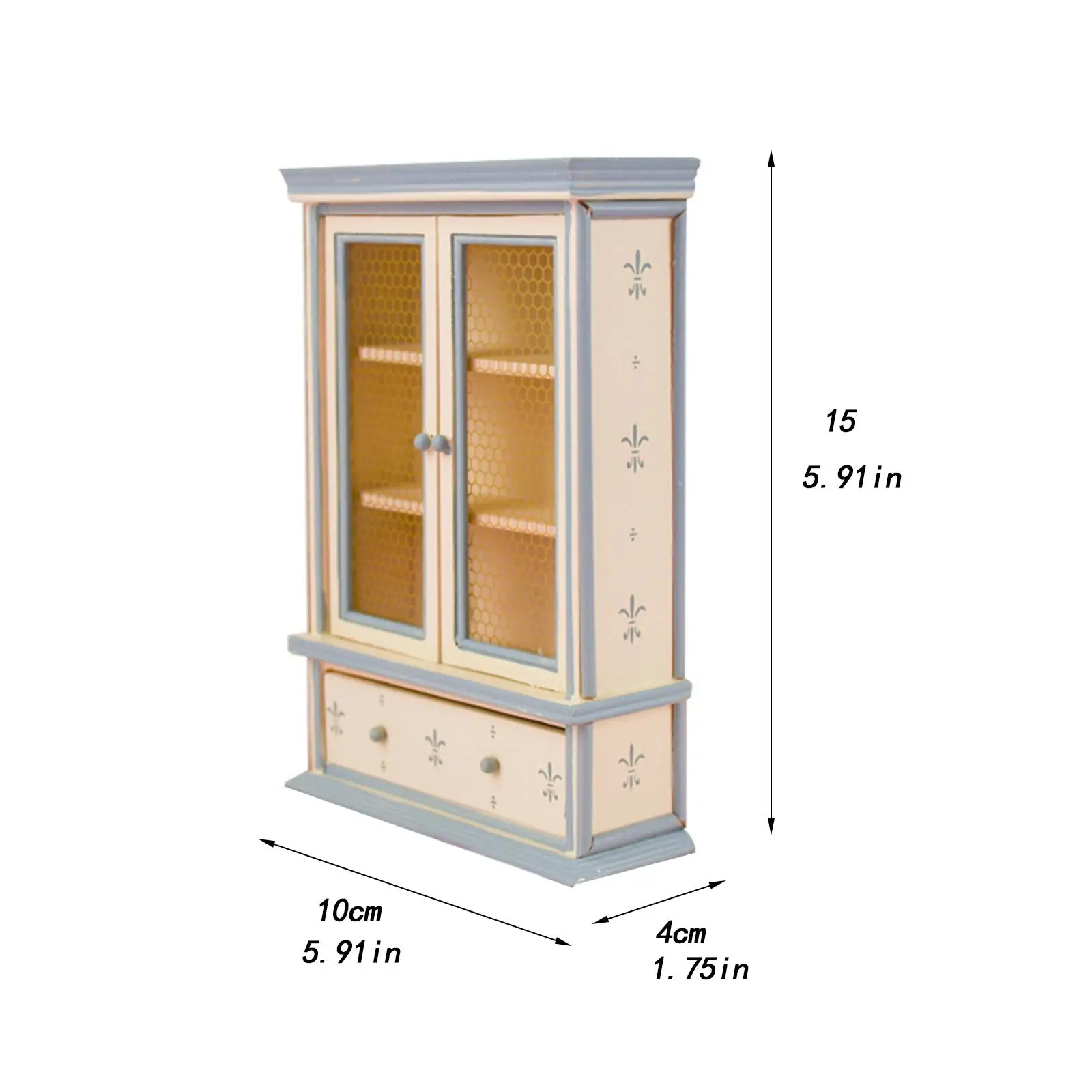 1/12 Dollhouse Miniatures Cabinet Dolls House Mini Furniture for Balcony