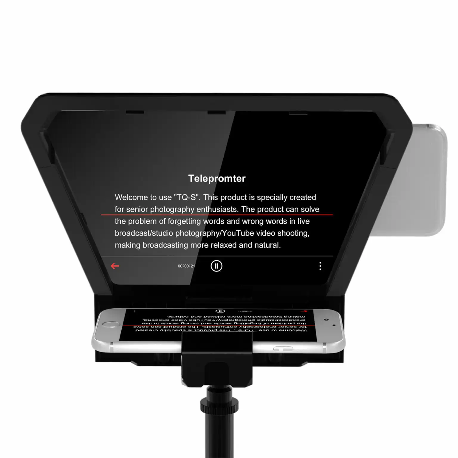 GVM TQ-S Teleprompter for Tablet & Smartphone with APP Control