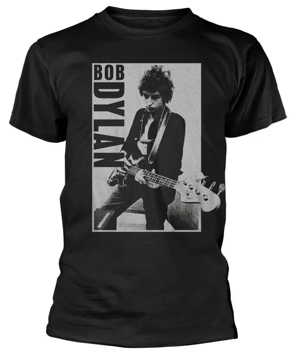 Bob Dylan Guitar T-Shirt - OFFICIAL