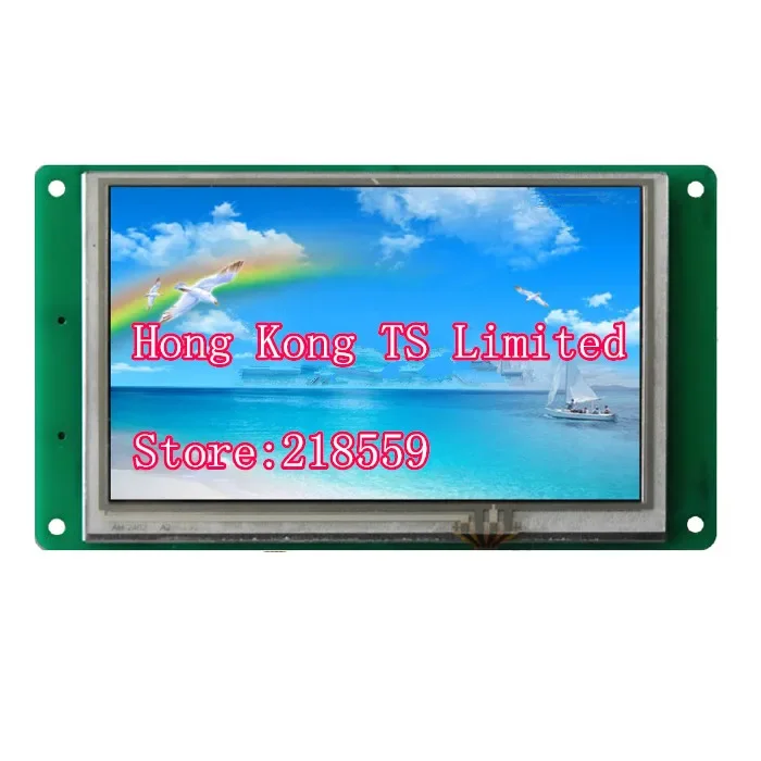 

DMT80480C050_02WT 5 inch serial port screen LCD resistive touch screen LCD module DMT80480C050_02W DMT80480C050_02WN