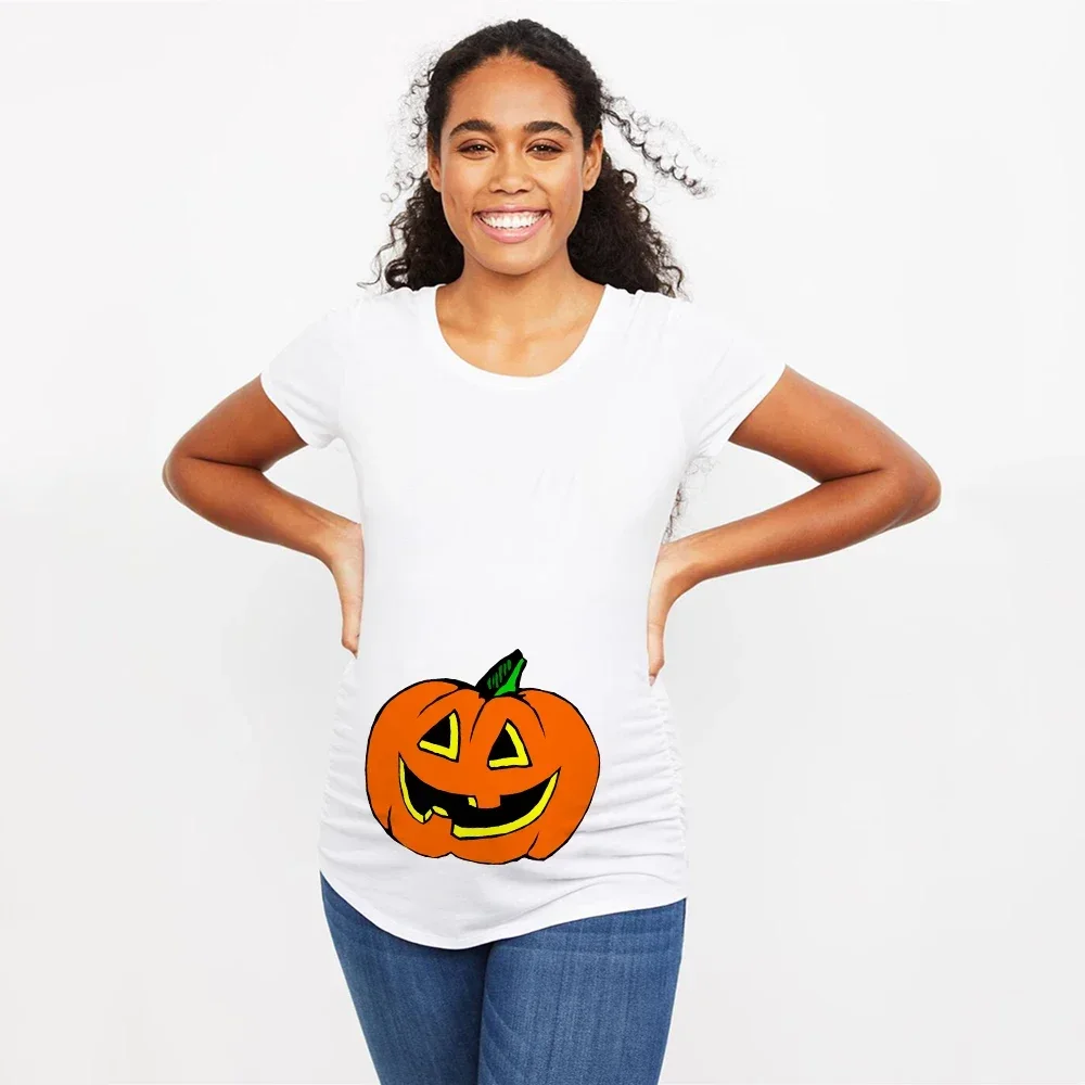 Mommy's Little Pumpkins Maternity Shirt Halloween Pregnancy Shirt Baby Announcement Mom To Be Maternity T Shirts Clothes
