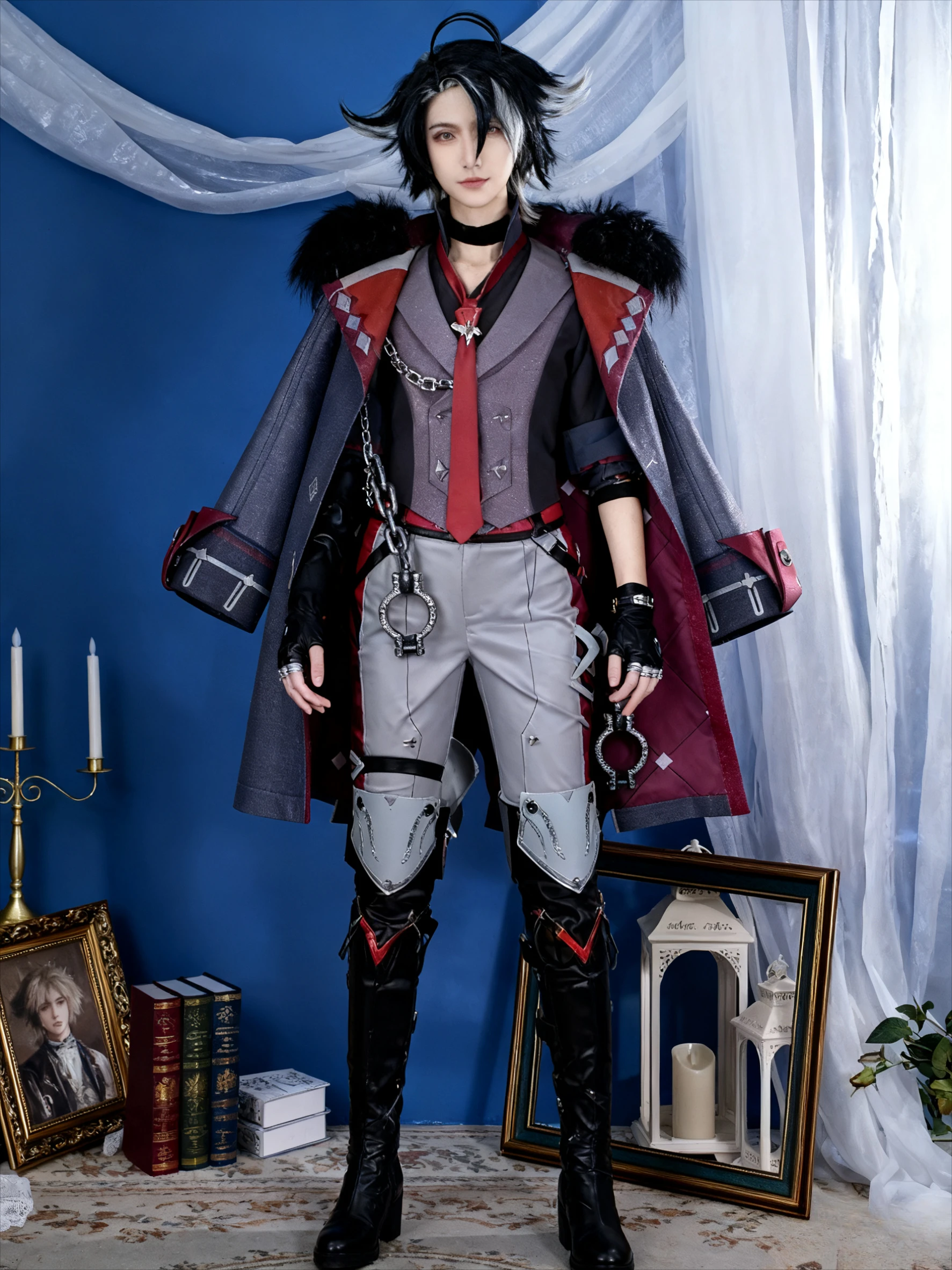 

Genshin Impact Writesley Uniform Game Genshin Fontaine Duke Cloak Warden Role-playing Costume Halloween Christmas Party Dress