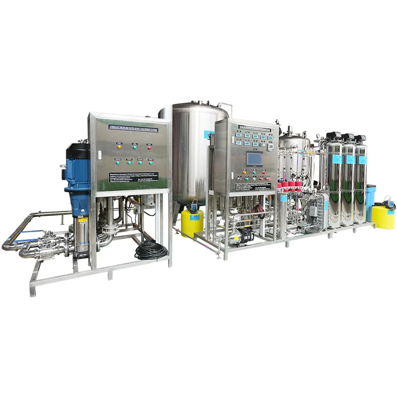 Custom Industrial Grade RO+EDI Water Treatment Plant, Multi-Stage Stainless Steel Water Purifier