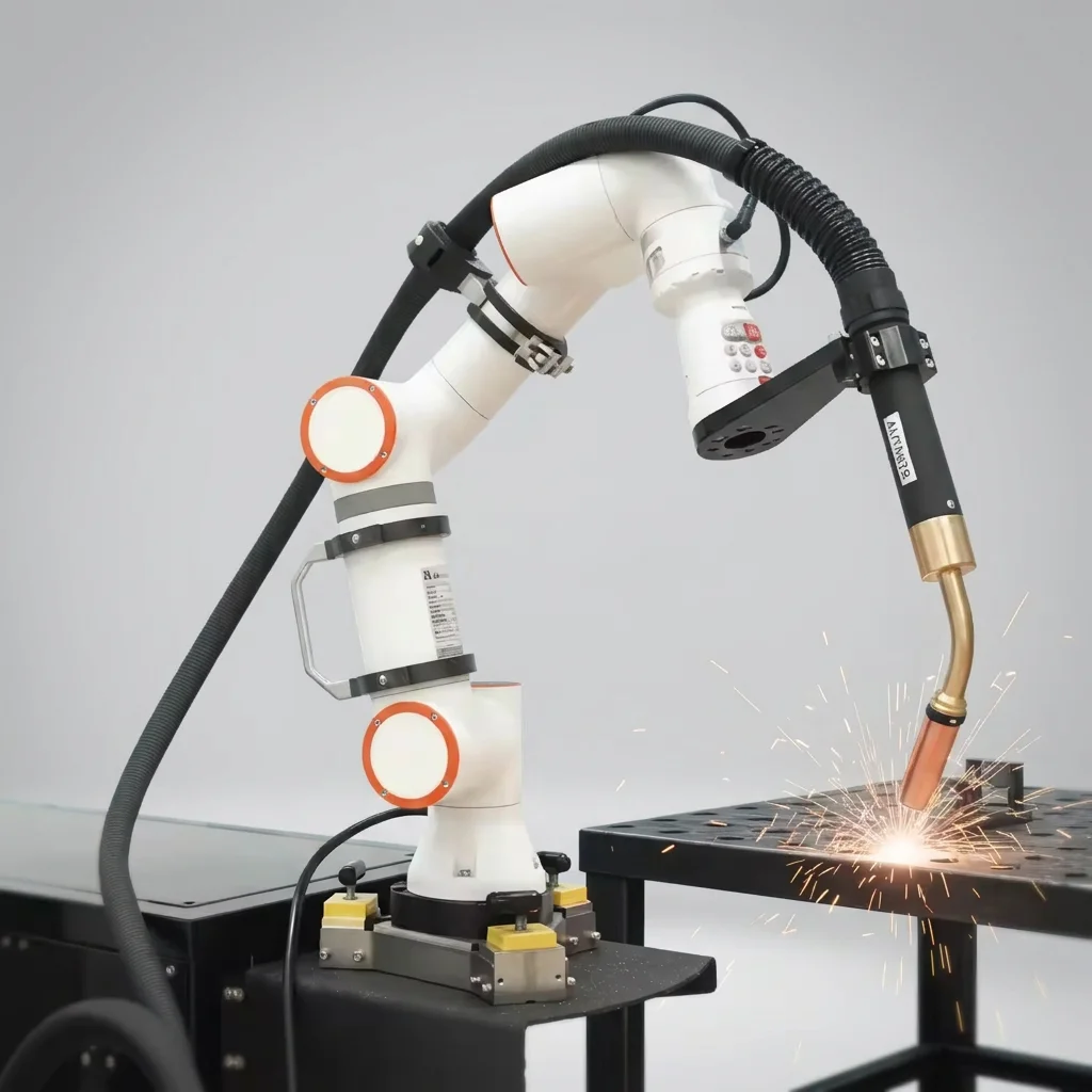 Programming-Free 6-Axis Collaborative Welding Robot, IP54 0.02mm Repeatability PLC Motor Factory Direct