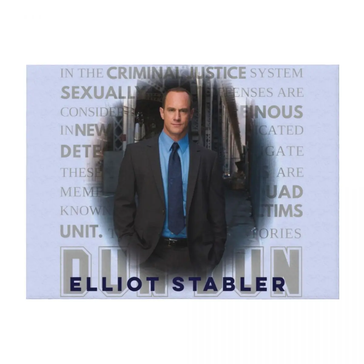 

Elliot Stabler Throw Blanket Multi-Purpose Bed Fashionable Luxury Thicken Travel Blankets