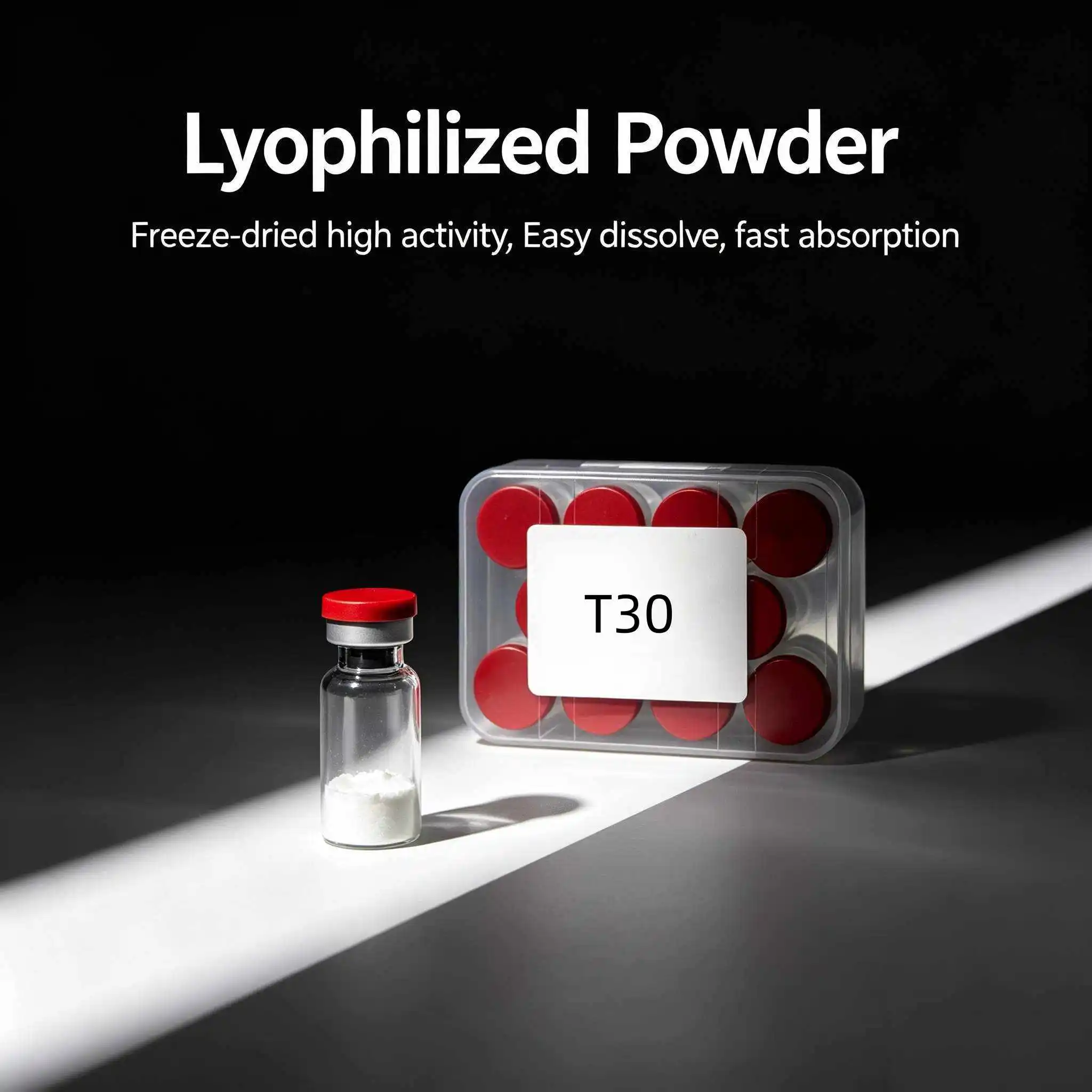 (Random Cap Colors, Production Date Subject to Actual Goods) High-Quality  Freeze-Dried Powder .