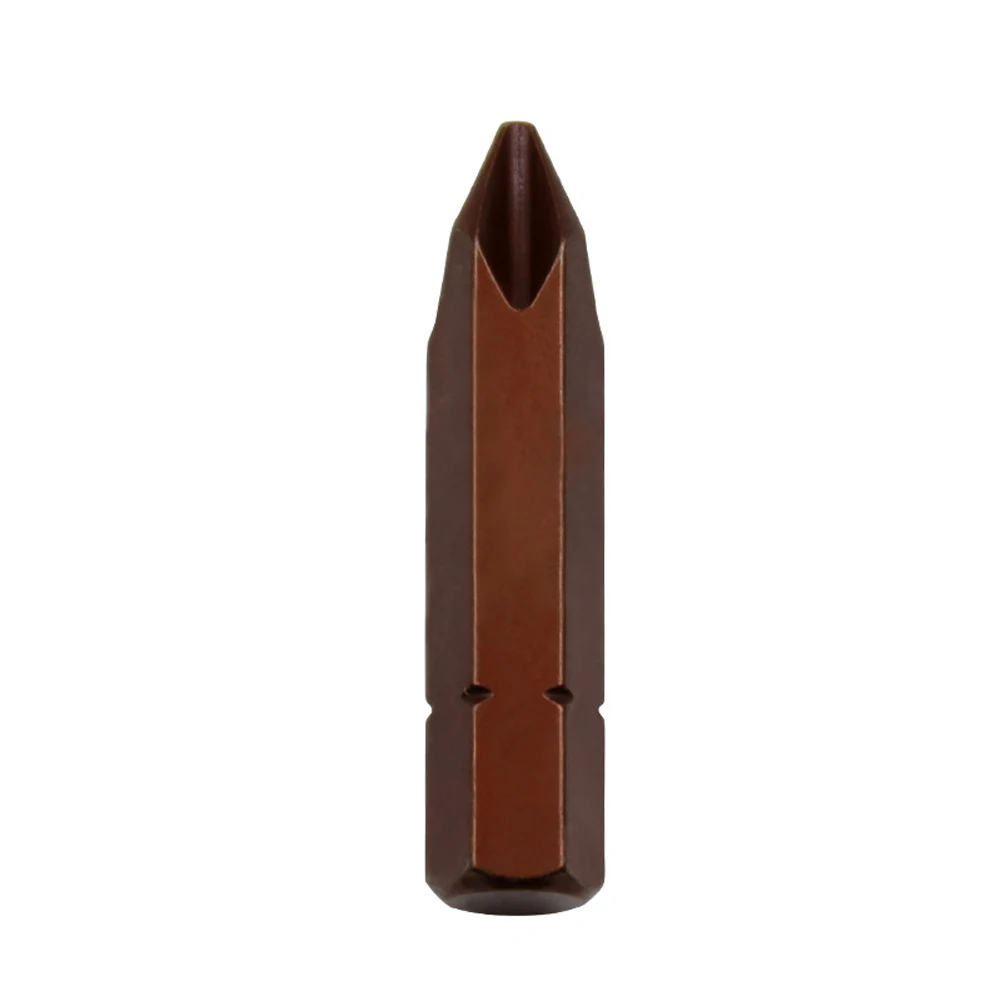 Puntas de destornillador magnéticas potentes con puntas ranuradas y cruzadas, vástago hexagonal de 8mm, hecho de acero de aleación para máxima durabilidad