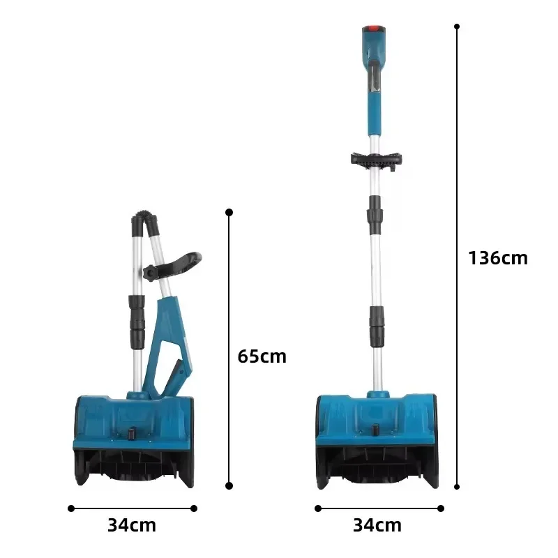 High-quality Handheld snow Removal Machine 21v Battery Cordless snow Shovels remover Shovel snow Blower