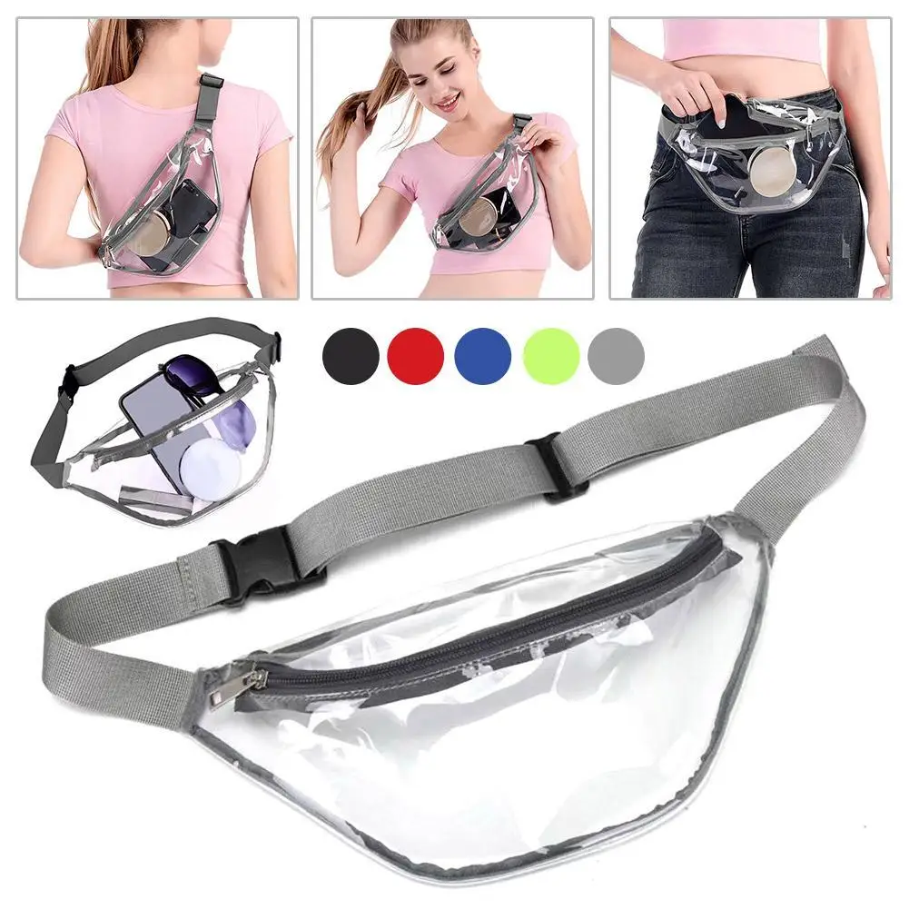 PVC Waterproof Waist Pack Transparent Waterproof Phone Pouch Waist Strap Fanny Pack Bag Floating Women Men For Swimming