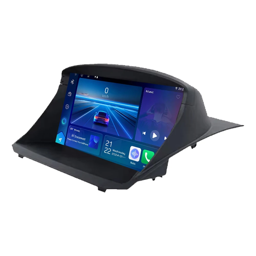 Autoradio Carplay Android Voor Ford Fiesta Mk 6/MK 7 2008-2019 Multimedia Video Player touchscreen Auto stereo Navigatie GPS - afbeelding 2