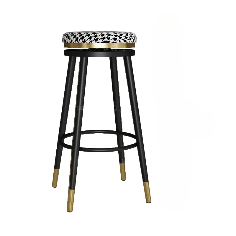 Modern High Swivel Bar Stool Gold Luxury Vintage Nordic Bar Chair Designer Dining Silla Para Barra De Cocina Bar Furniture