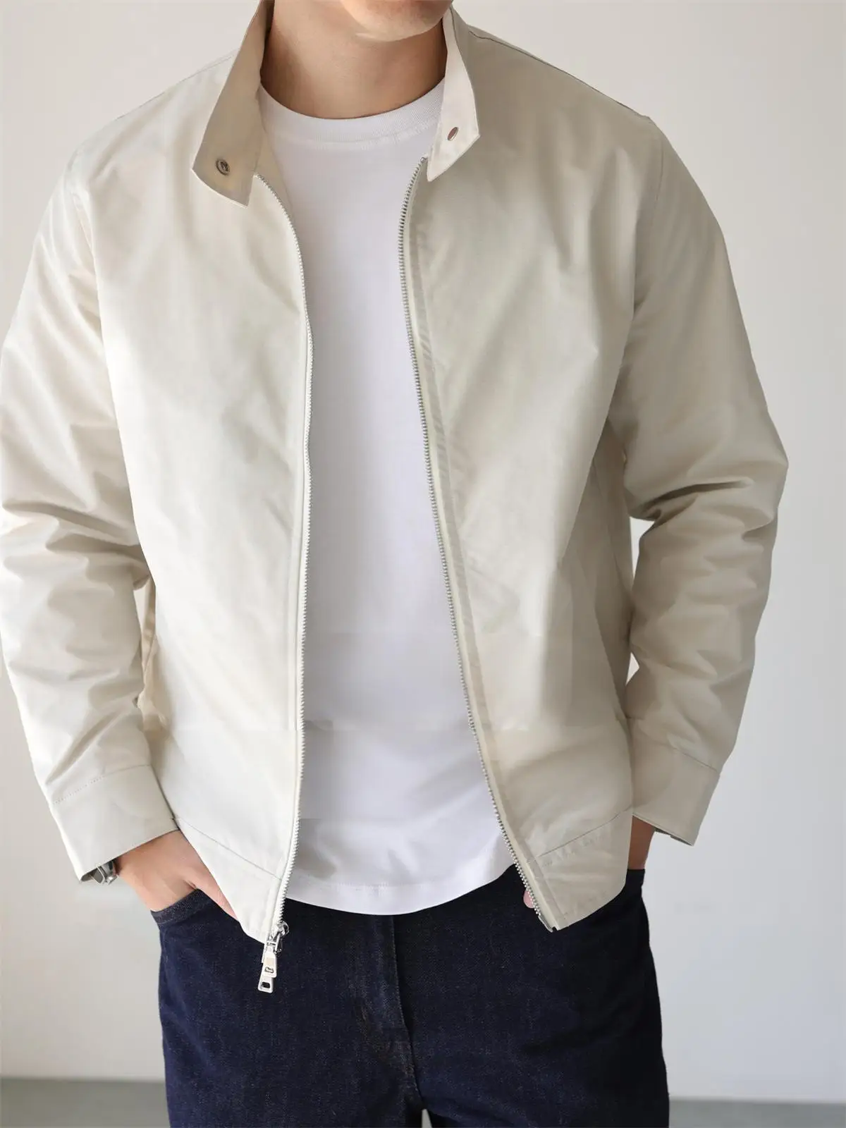 

Lightweight Thin American Sle Harington G9 Jaet Men's Spring Autumn Casual Plaid Pattern Retro Top Outerwear Coat