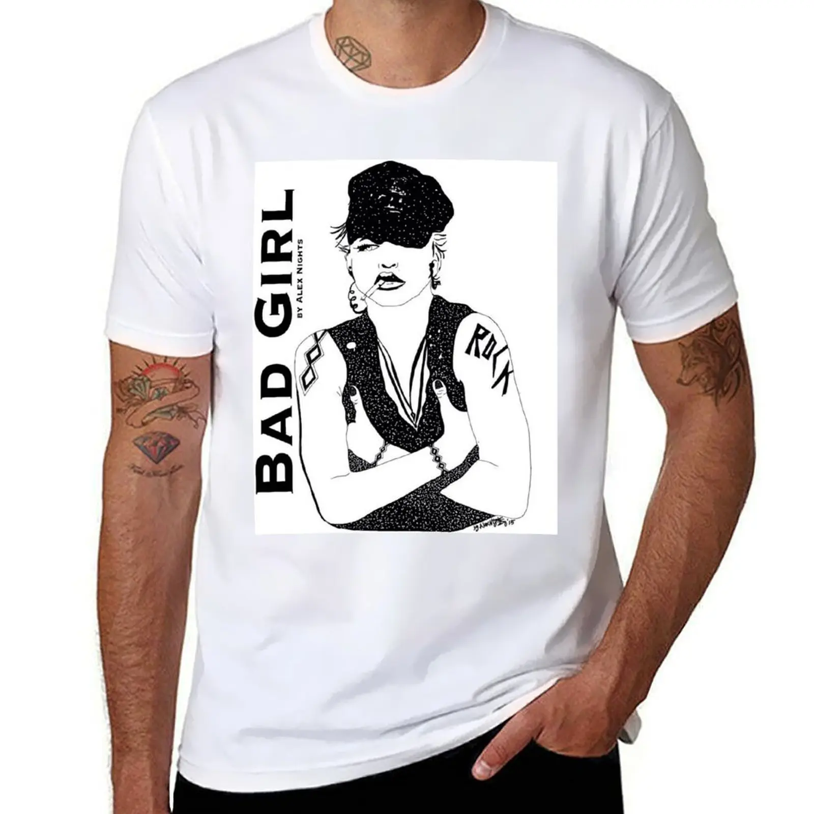

BAD GIRL T-Shirt man t shirt luxury man t shirt graphic T-Shirt