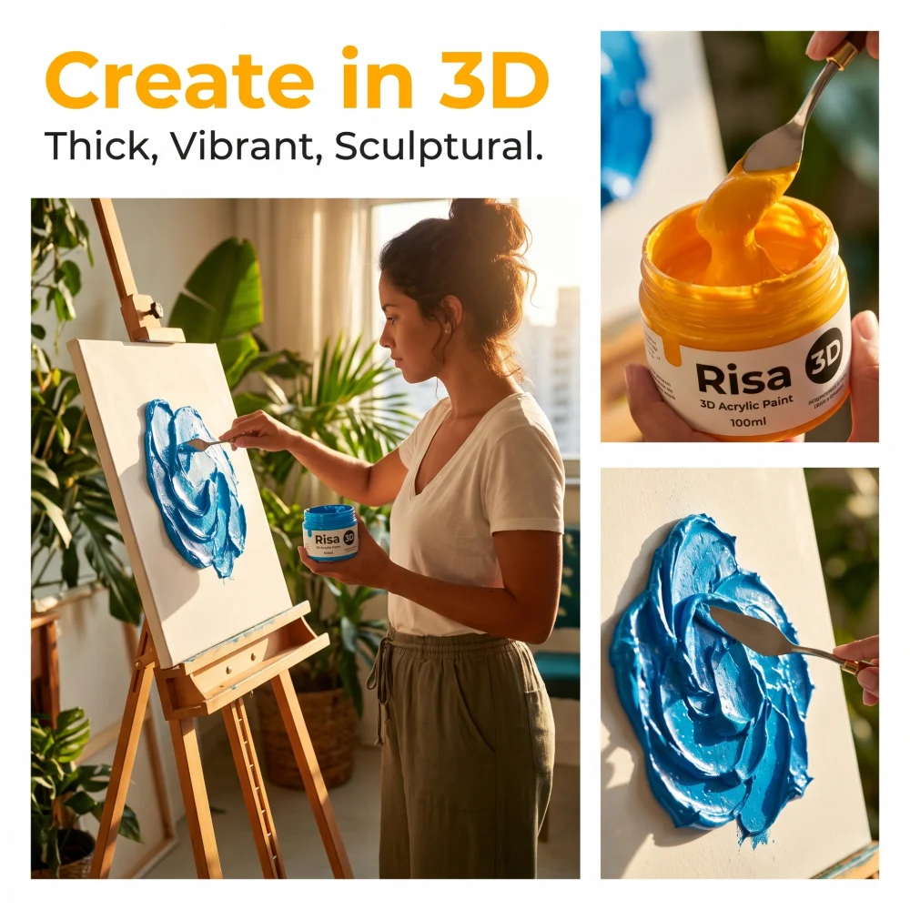 3D Dimensional Acrylic Paint S - Heavy Equipment Painting ulasan dan harga