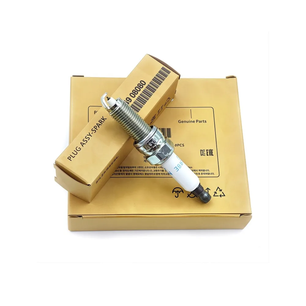 4pcs 18849-08080 SILZKR8E8G Spark Plug1884908080 SILZKR8E8G Suitable For HYUNDAI KIA Auto Part