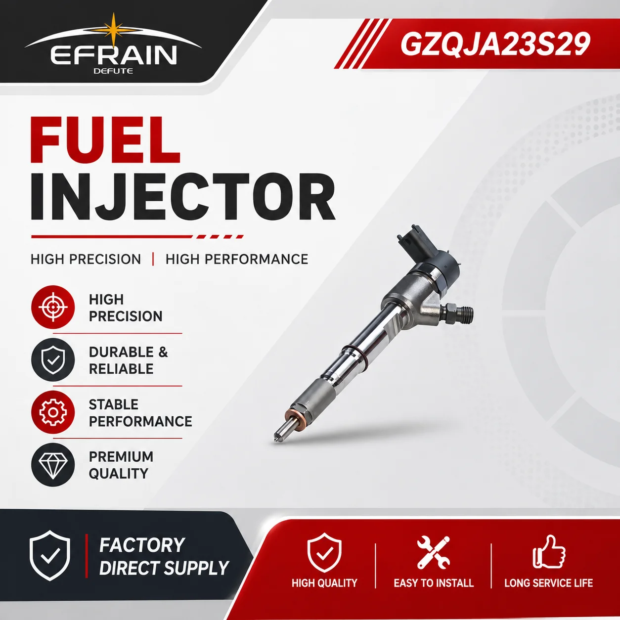 0445110356 0445110359 High Quality 0445110305 0445110343 0445110307 0445110333 Common Rail Injector for 110 Series Injector