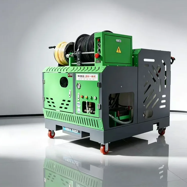 Industrial Heavy Duty Jetter Sewer Machine Drain Cleaner 100 Meter Hose 27HP Pipe Dredging Machine with Water tank