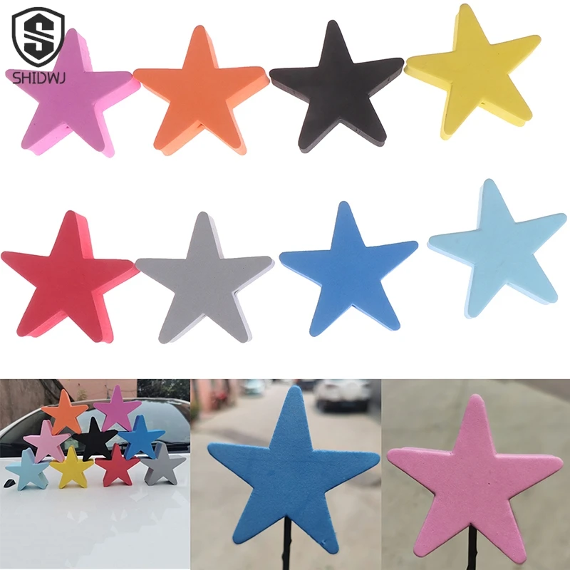 1Pcs Cute Funny Cartoon Animals Antenna Balls Plush EVA Foam Aerial Toppers Decoration Car Styling Roof Ornaments