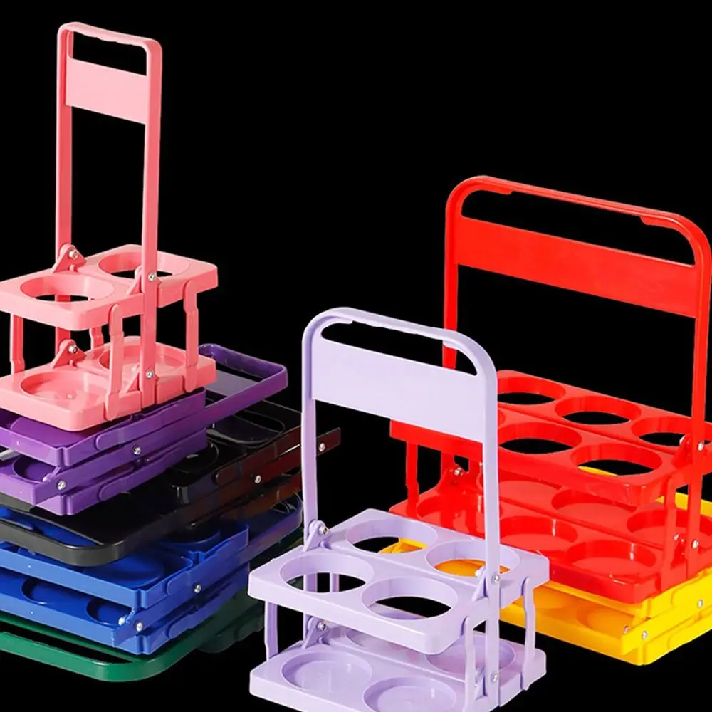 Organizador de Botellas de Cerveza Plegable de 2 Orificios, Soporte para Bebidas Reutilizable, Exhibidor de Bebidas para Bar, 1 Pieza
