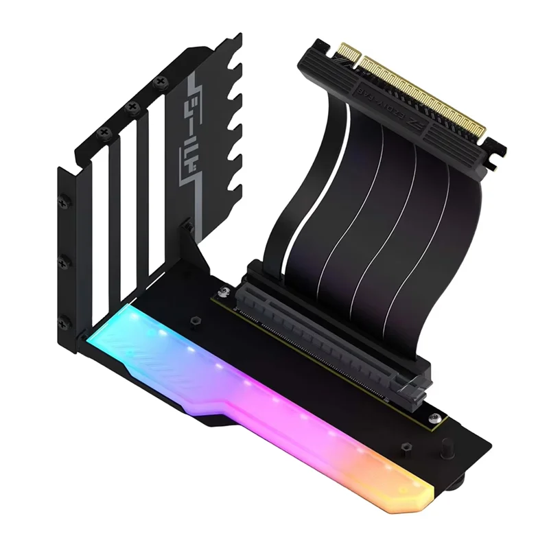 

0Z-вертикальный монтажный кронштейн для графического процессора с PCI-E 4.0 X16, комплект поддержки видеокарты, угол 90 градусов, прямой угол