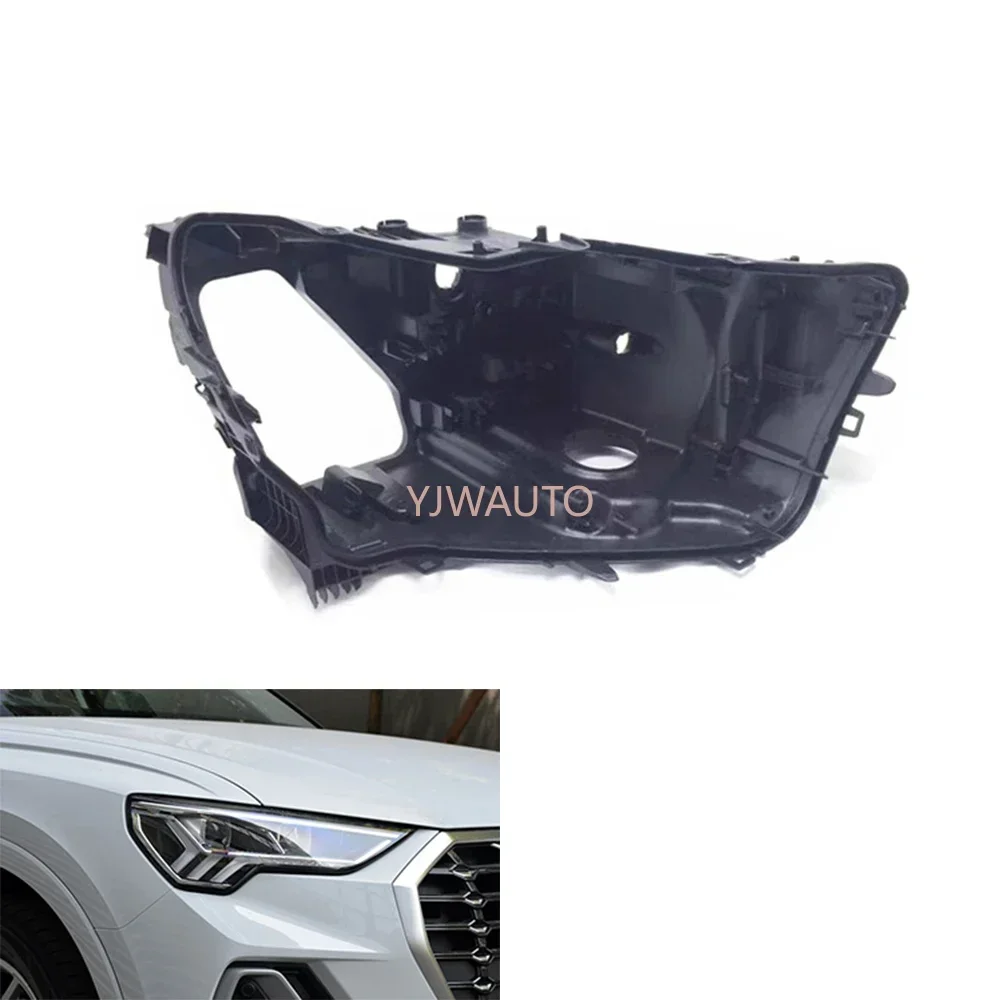 For Audi Q3 2019 2020 2021 Headlamp House Car Headlight Base Rear Replacement Front Lamp Holder Back Support