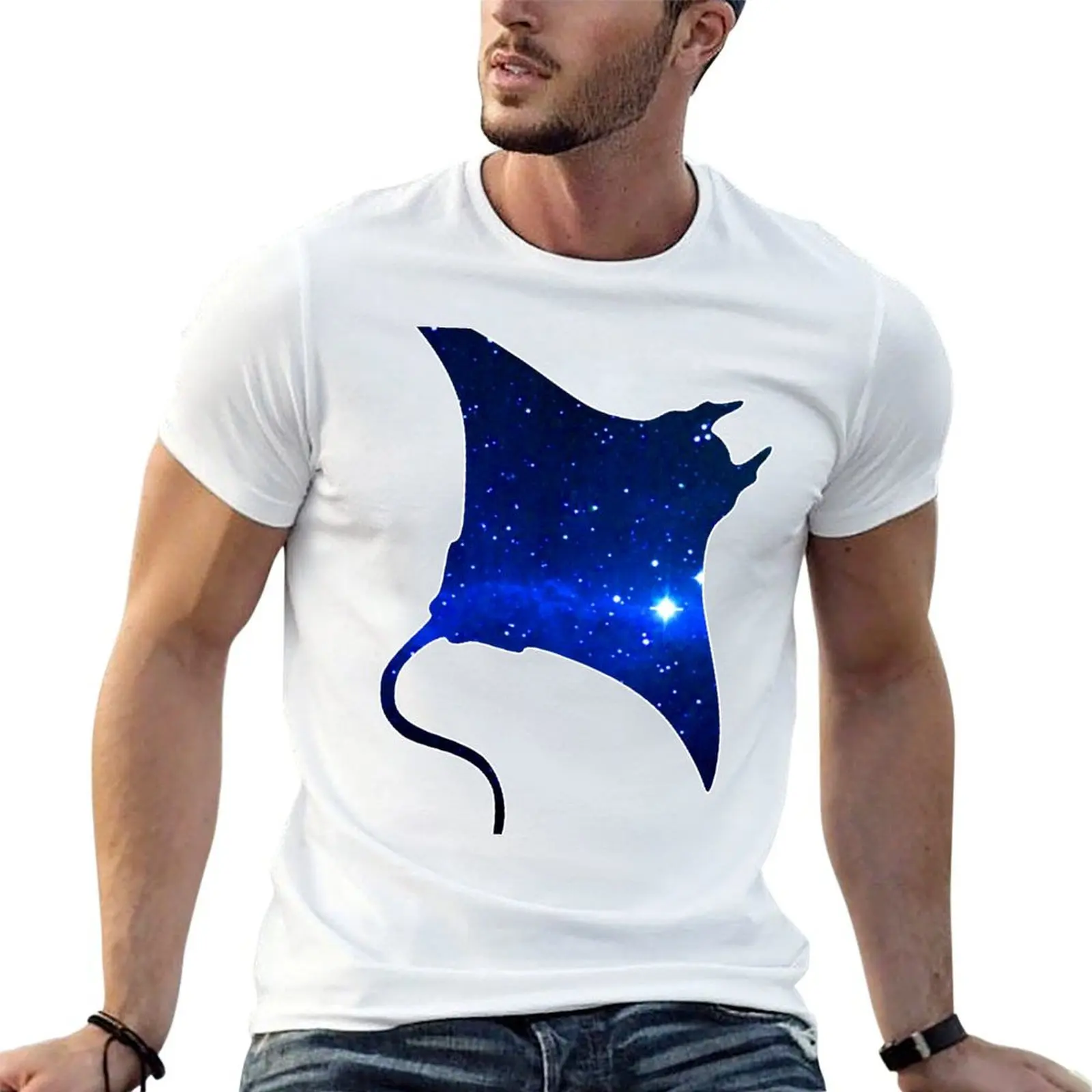 Space Manta Ray T-Shirt Louboutins Luxury man shirts men
