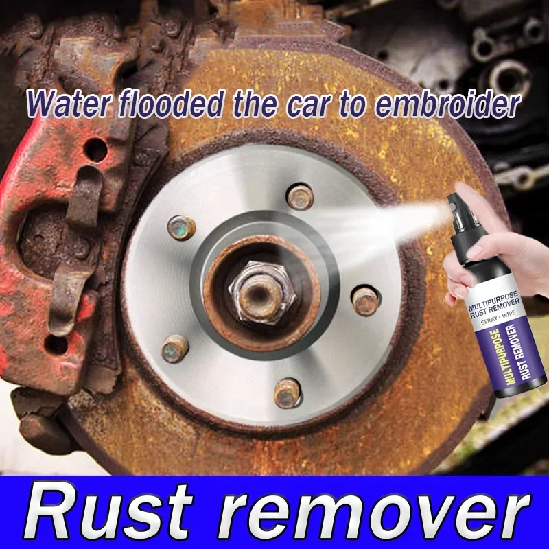 

2495Car Anti-Rust Remover Car Wheel Hub Rust Remover Maintenance Spray Stainless Steel Rust Prevention And Cleaning Tire Shine