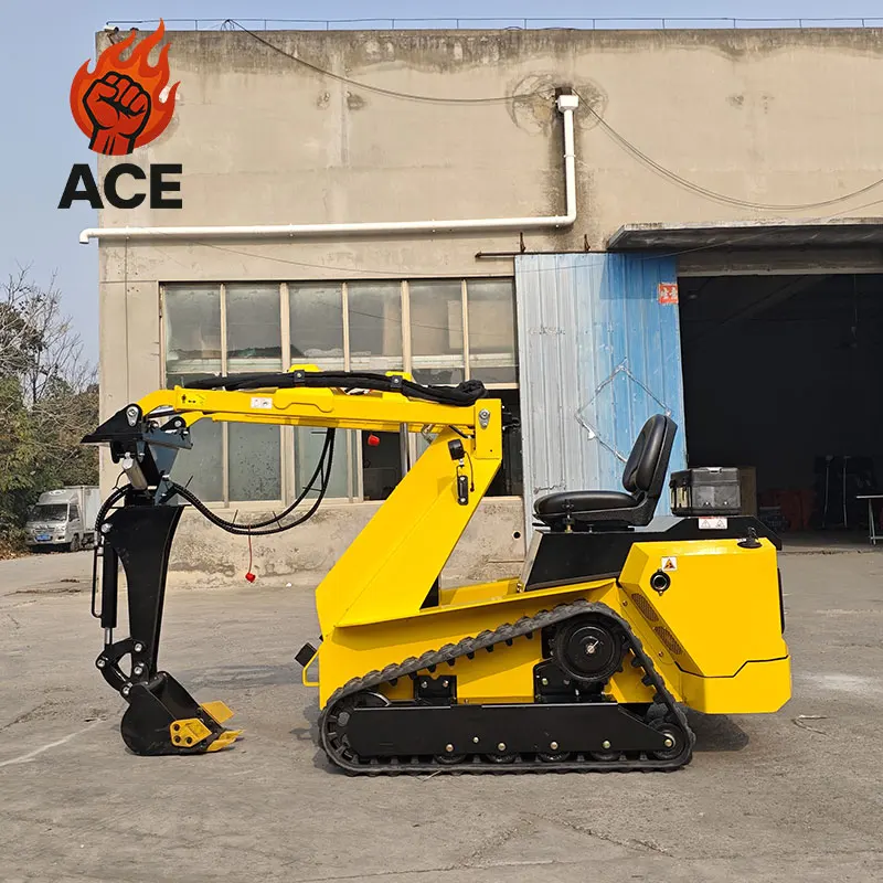 Frete grátis mini carregadeira barata skid steer EPA Diesel Mini carregadeira de rodas cor personalizada mini skid steer com cortador de grama