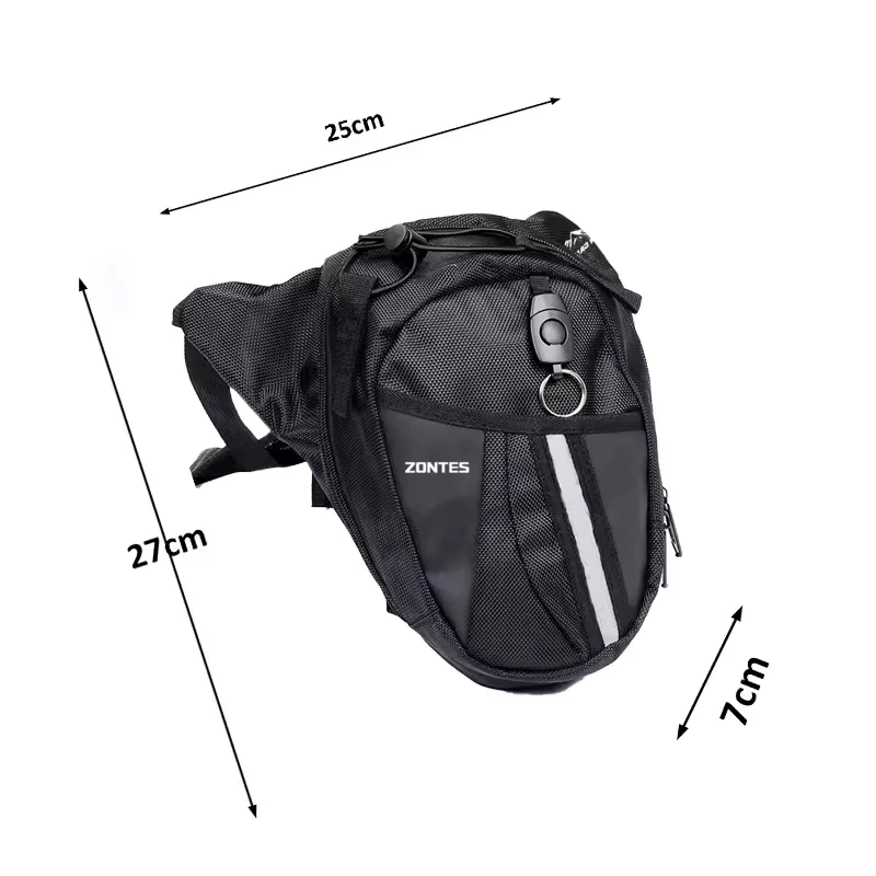 Para zontes g1 125 zt125 pacote de cintura dos homens à prova dwaterproof água coxa bolsa email equitação cintura quadril motocicleta perna saco ao ar livre universal