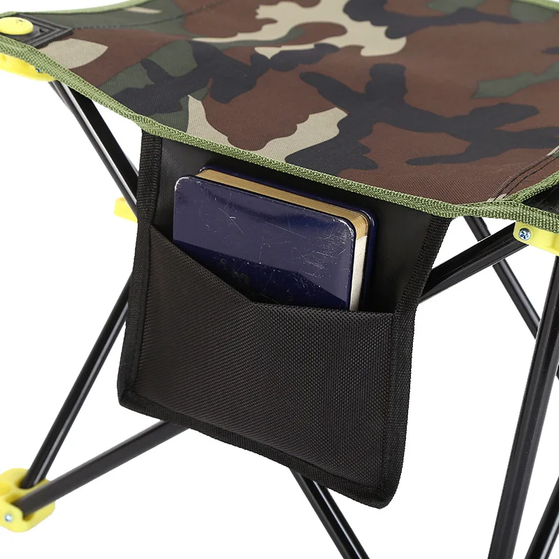 Outdoor Portable Folding Fishing Chair Picnic Camping Stool Oxford Cloth Portable Easy Carry Furniture Beach Chairs Accessories